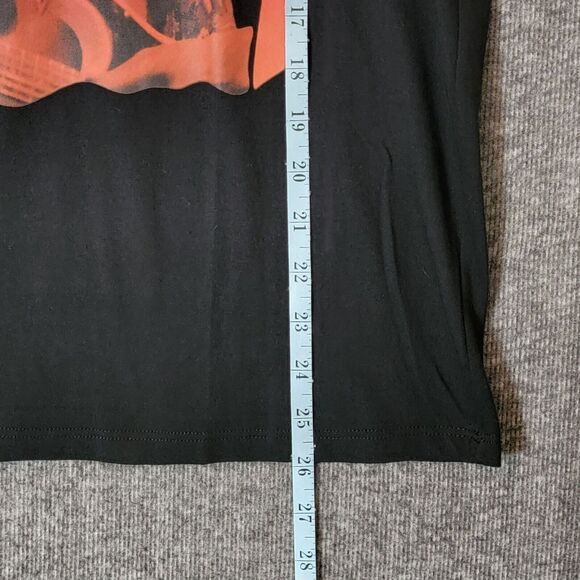 Jimi Hendrix T-Shirt Mens M Black Short Sleeve Psychedelic Drippy Graphic Tee - Picture 4 of 8